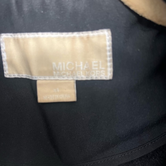 Michael Kors Women's Black Belted Utility Jacket - Picture 4 of 5